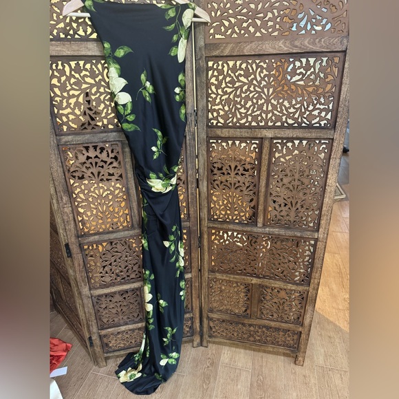 NEW NWT Reformation Anaiis Silk Maxi Dress Gown Mood for Love - Picture 7 of 9